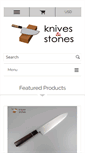Mobile Screenshot of knivesandstones.com